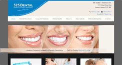 Desktop Screenshot of 525dental.com